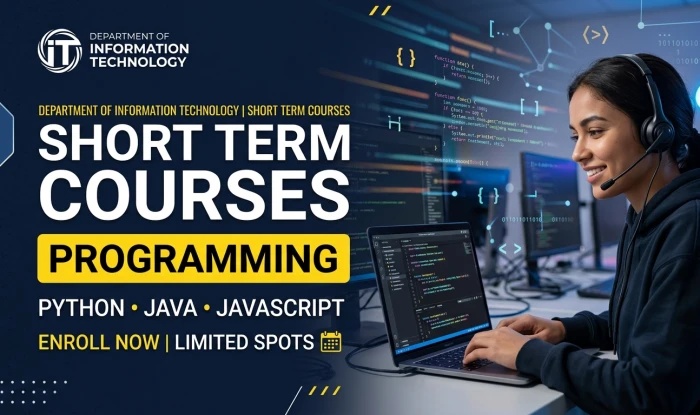 Department Of Information Technology- Short Term Courses- Programming